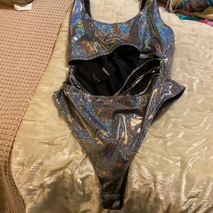 Forever 21+ Sparkly Bodysuit
